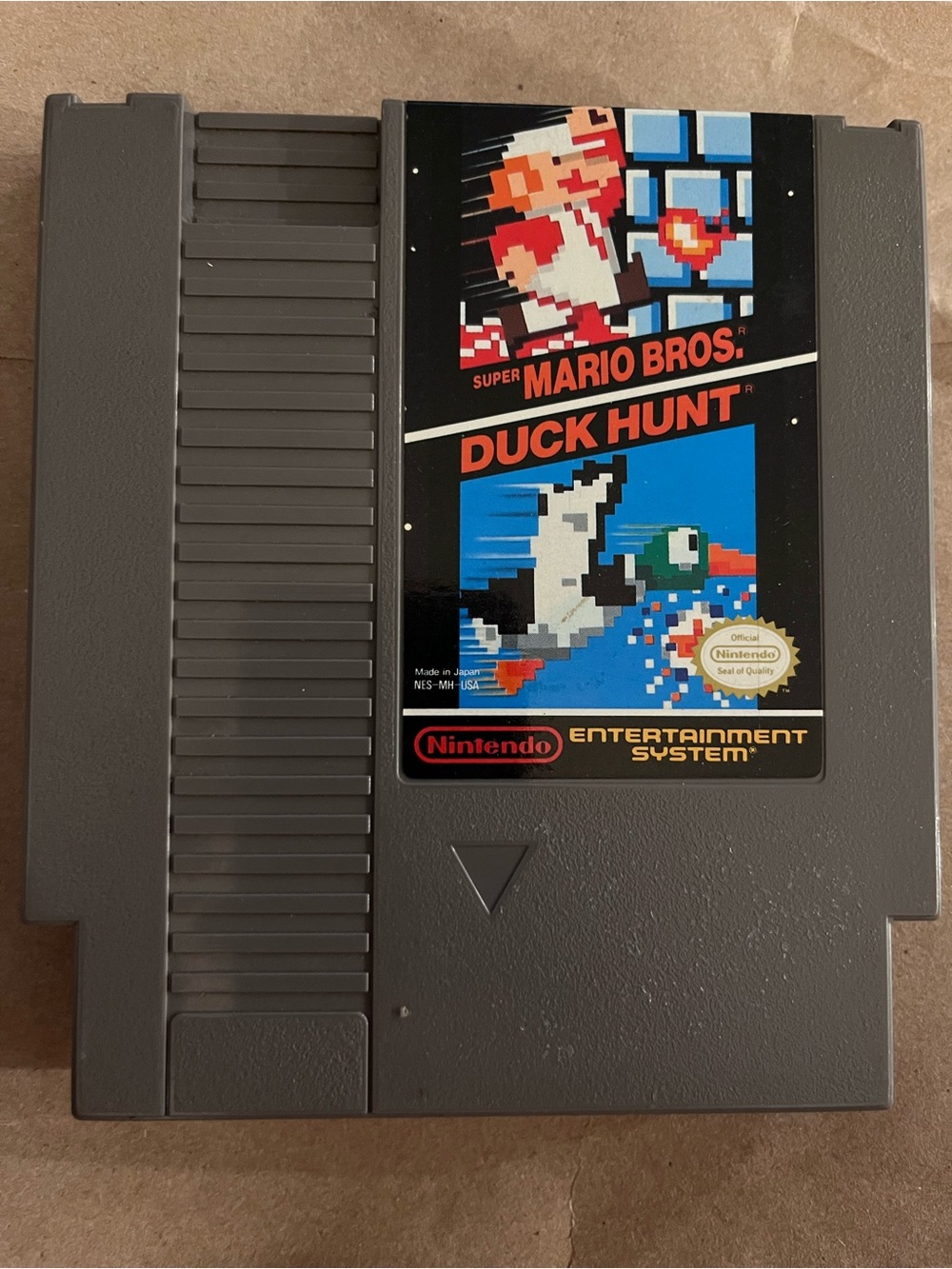 Nintendo NES Cartridge - Gray with Black, Red, Blue Label